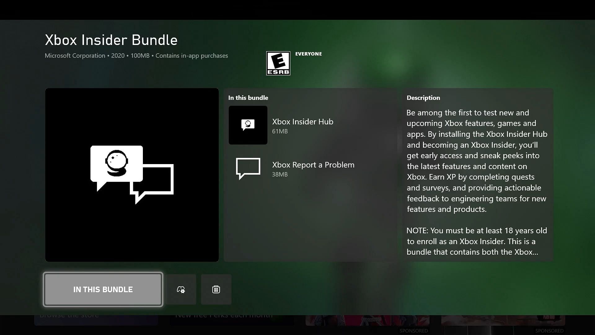 Xbox Insider hub app (Image via Microsoft/Xbox)